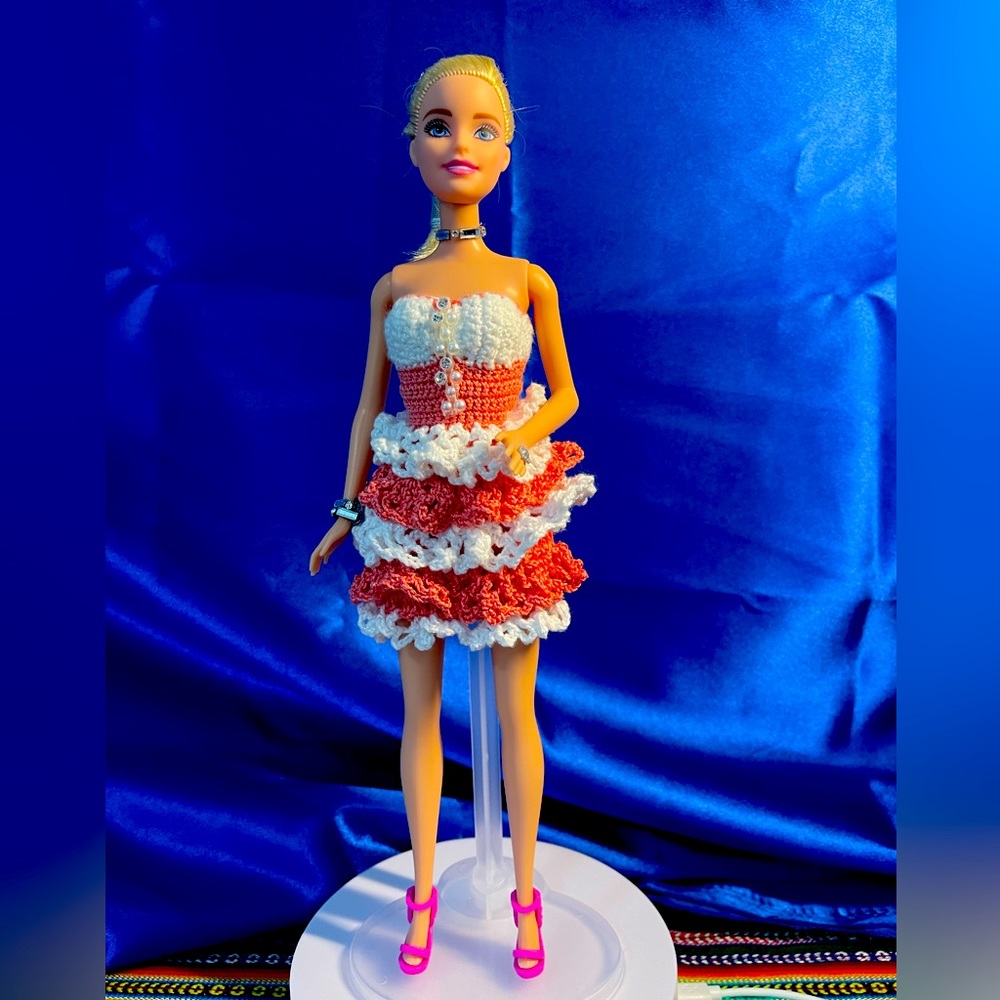 Barbie's Custom-Made Crochet Dress